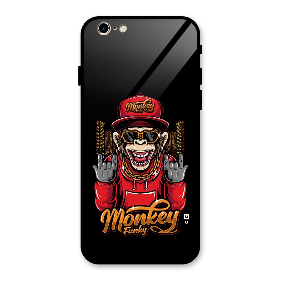 Hunky Funky Monkey Glass Back Case for iPhone 6 6S