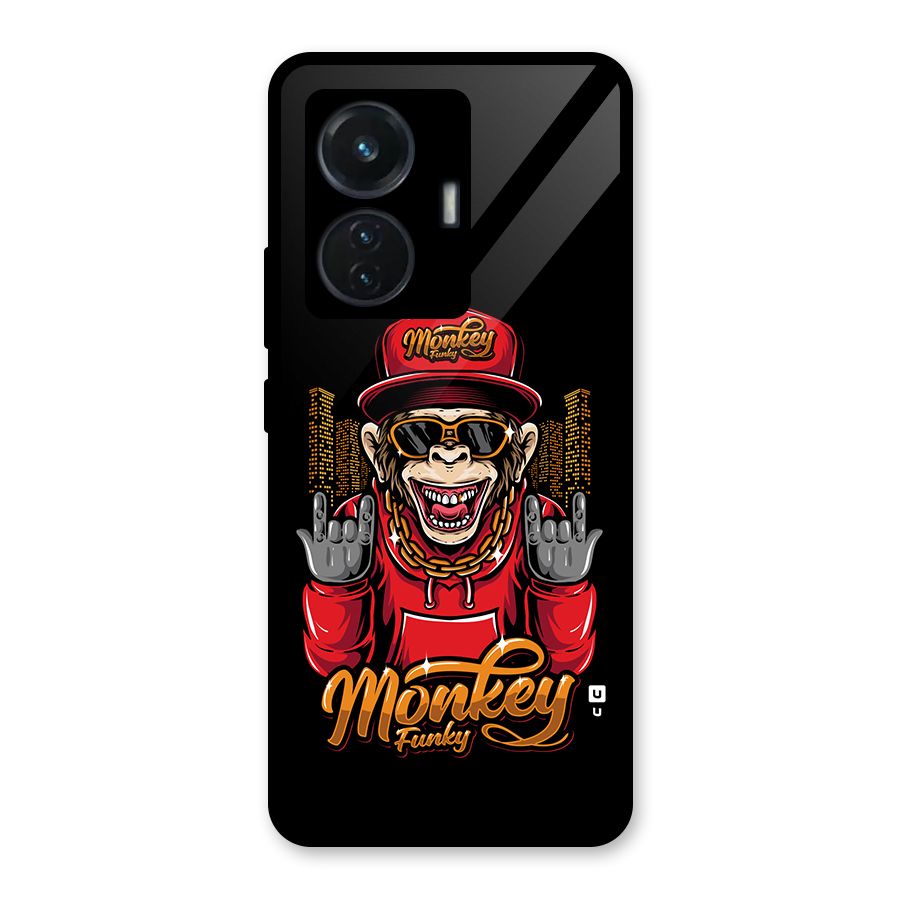 Hunky Funky Monkey Glass Back Case for iQOO Z6 44W