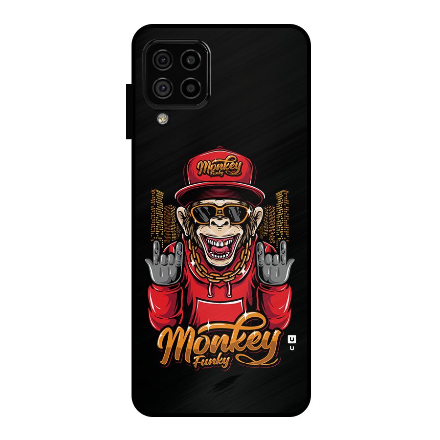 Hunky Funky Monkey Metal Back Case for Galaxy A22 4G
