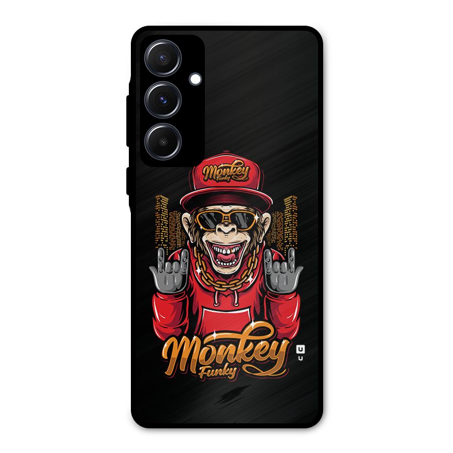 Hunky Funky Monkey Metal Back Case for Galaxy A55