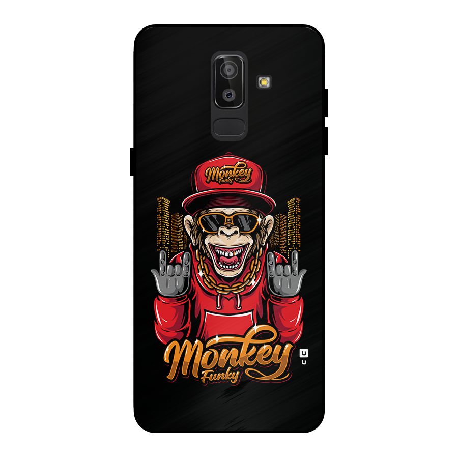 Hunky Funky Monkey Metal Back Case for Galaxy J8