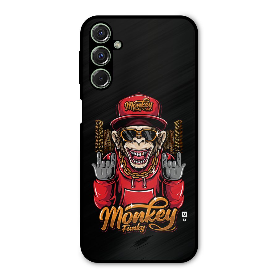 Hunky Funky Monkey Metal Back Case for Galaxy M34