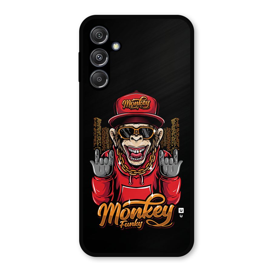 Hunky Funky Monkey Metal Back Case for Galaxy M34 5G