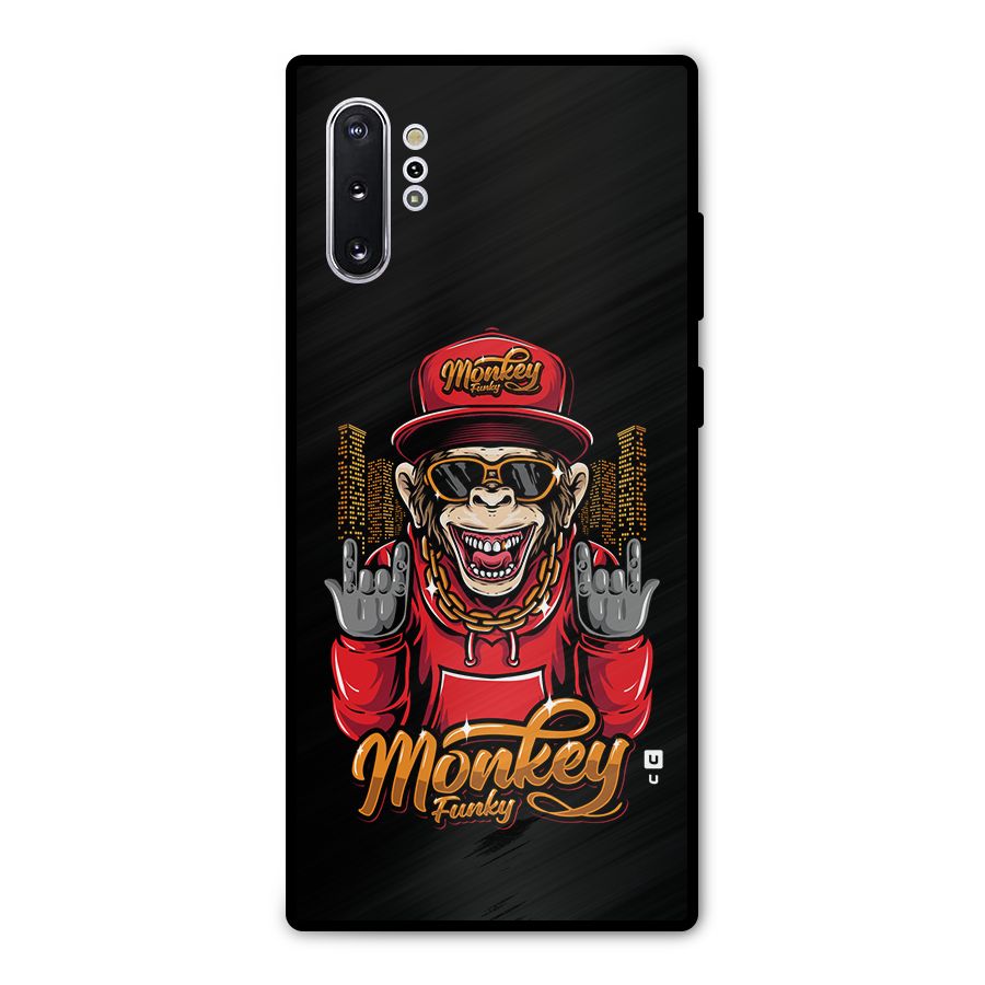 Hunky Funky Monkey Metal Back Case for Galaxy Note 10 Plus