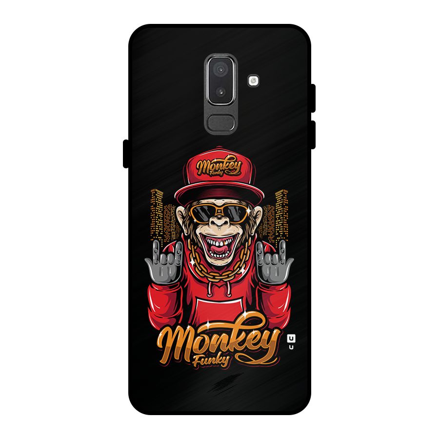 Hunky Funky Monkey Metal Back Case for Galaxy On8 (2018)