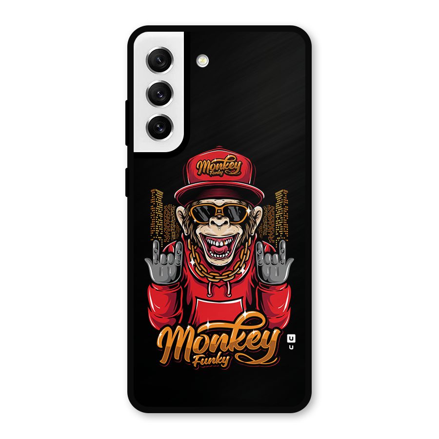 Hunky Funky Monkey Metal Back Case for Galaxy S21 FE 5G