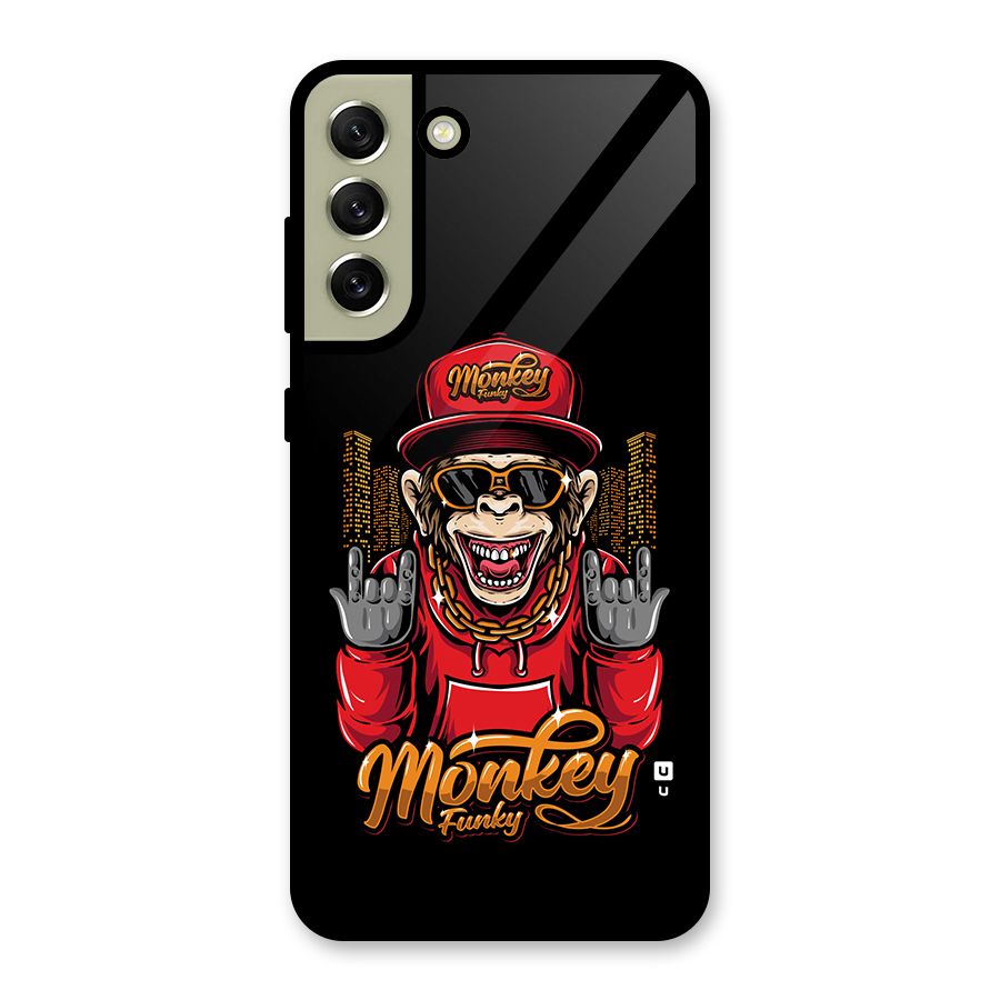 Hunky Funky Monkey Metal Back Case for Galaxy S21 FE 5G (2023)