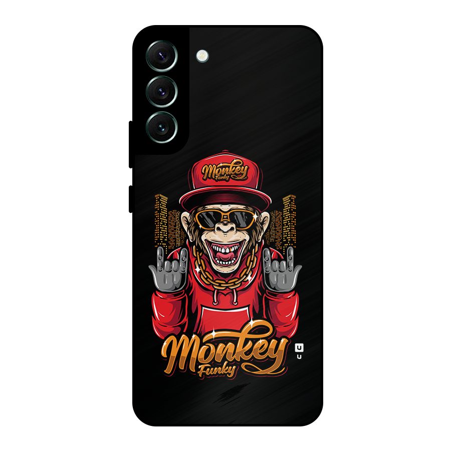 Hunky Funky Monkey Metal Back Case for Galaxy S22 Plus 5G