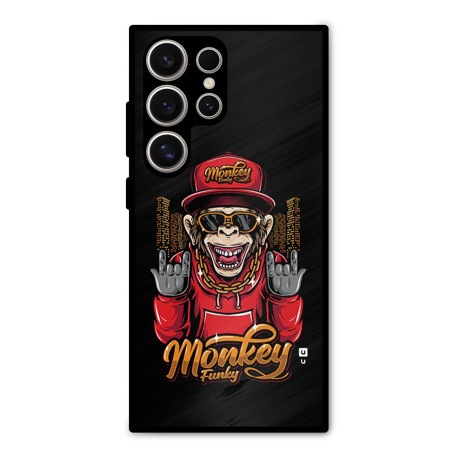 Hunky Funky Monkey Metal Back Case for Galaxy S24 Ultra