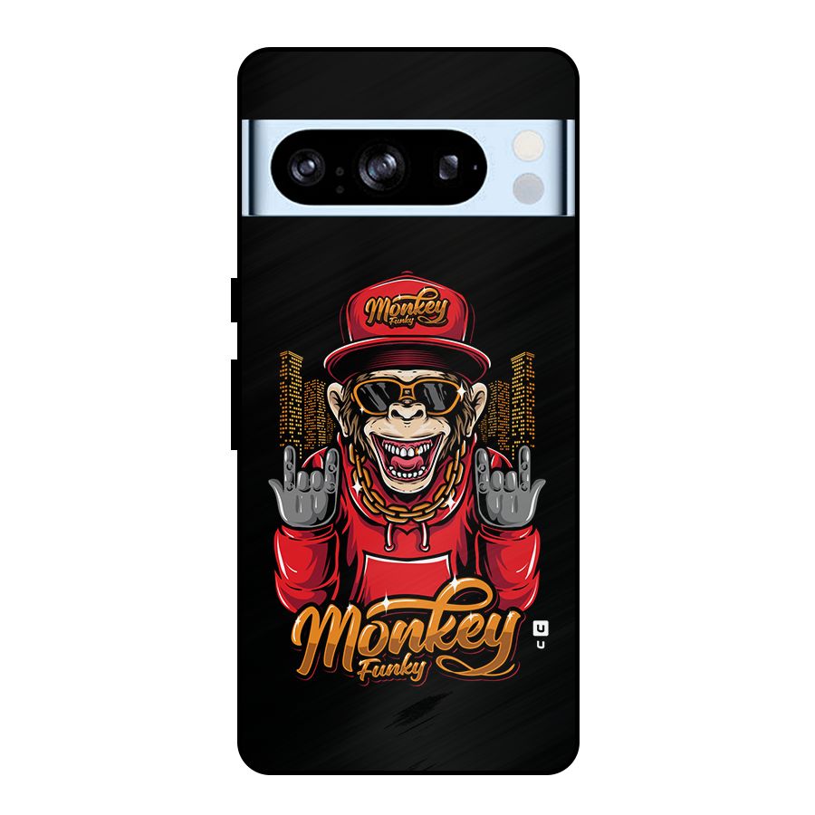 Hunky Funky Monkey Metal Back Case for Google Pixel 8 Pro