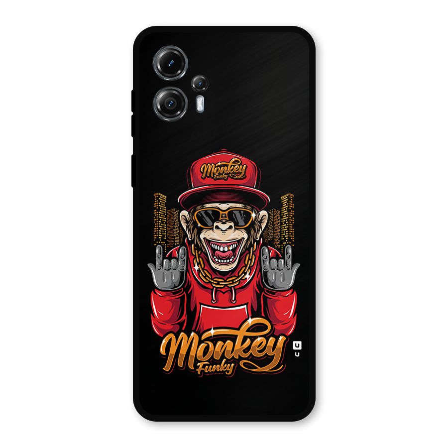 Hunky Funky Monkey Metal Back Case for Moto G13