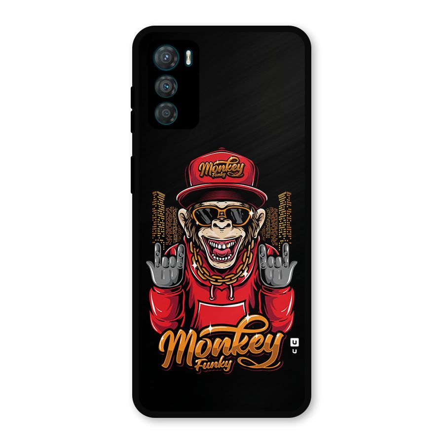 Hunky Funky Monkey Metal Back Case for Moto G42