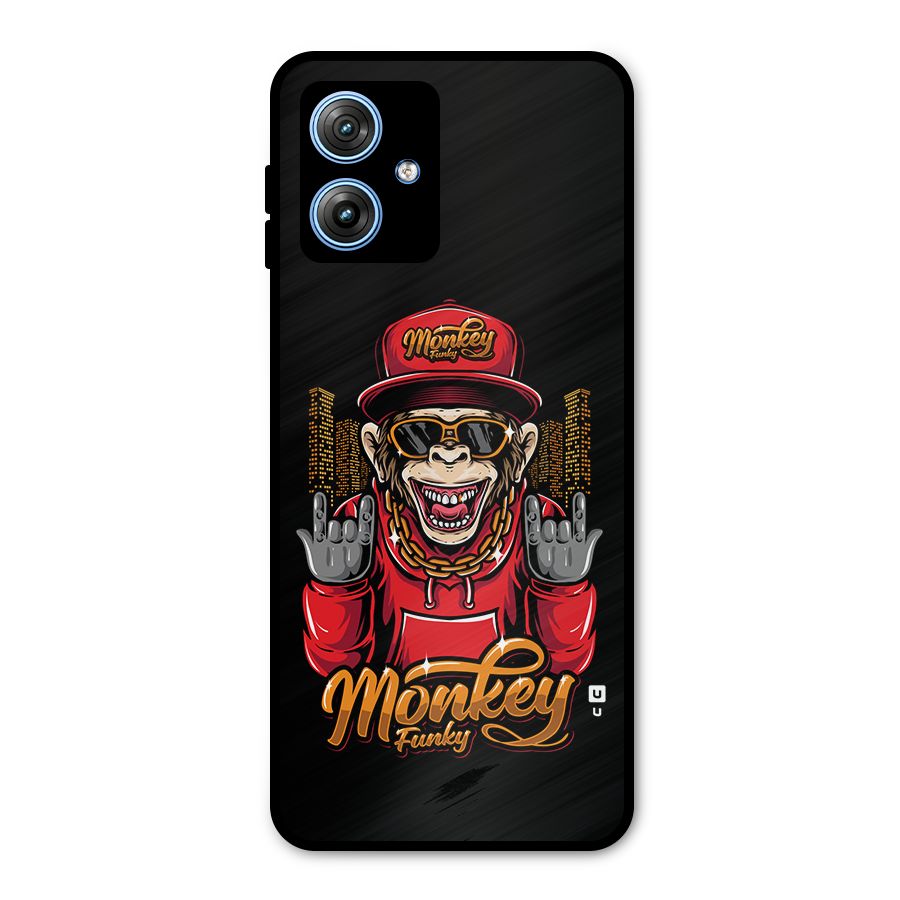 Hunky Funky Monkey Metal Back Case for Moto G54