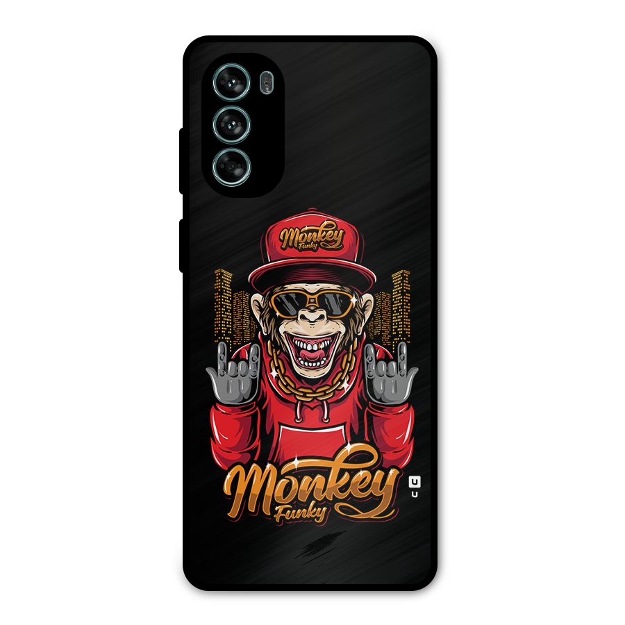 Hunky Funky Monkey Metal Back Case for Moto G62