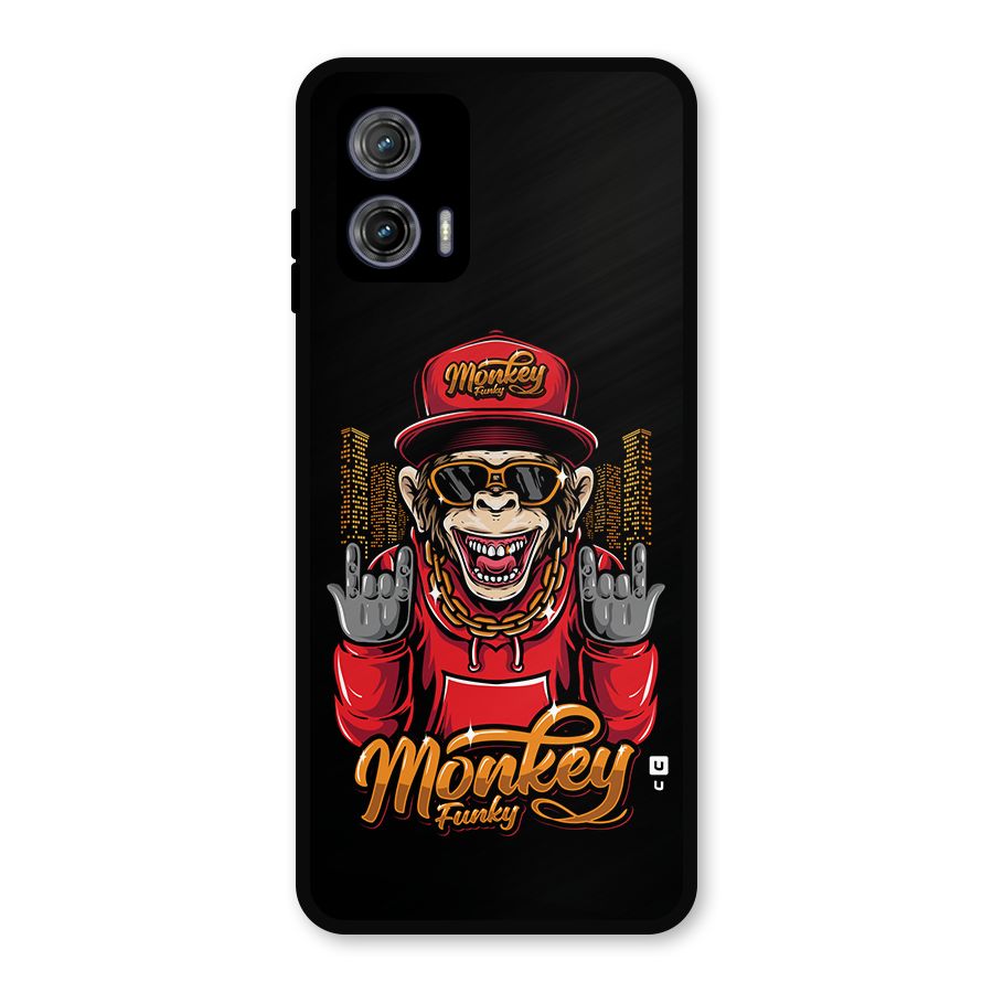 Hunky Funky Monkey Metal Back Case for Moto G73