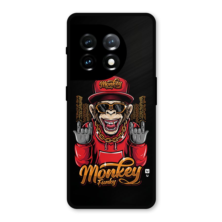 Hunky Funky Monkey Metal Back Case for OnePlus 11