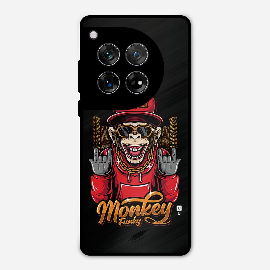 Hunky Funky Monkey Metal Back Case for OnePlus 12