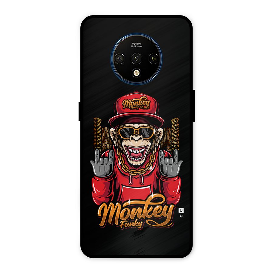 Hunky Funky Monkey Metal Back Case for OnePlus 7T