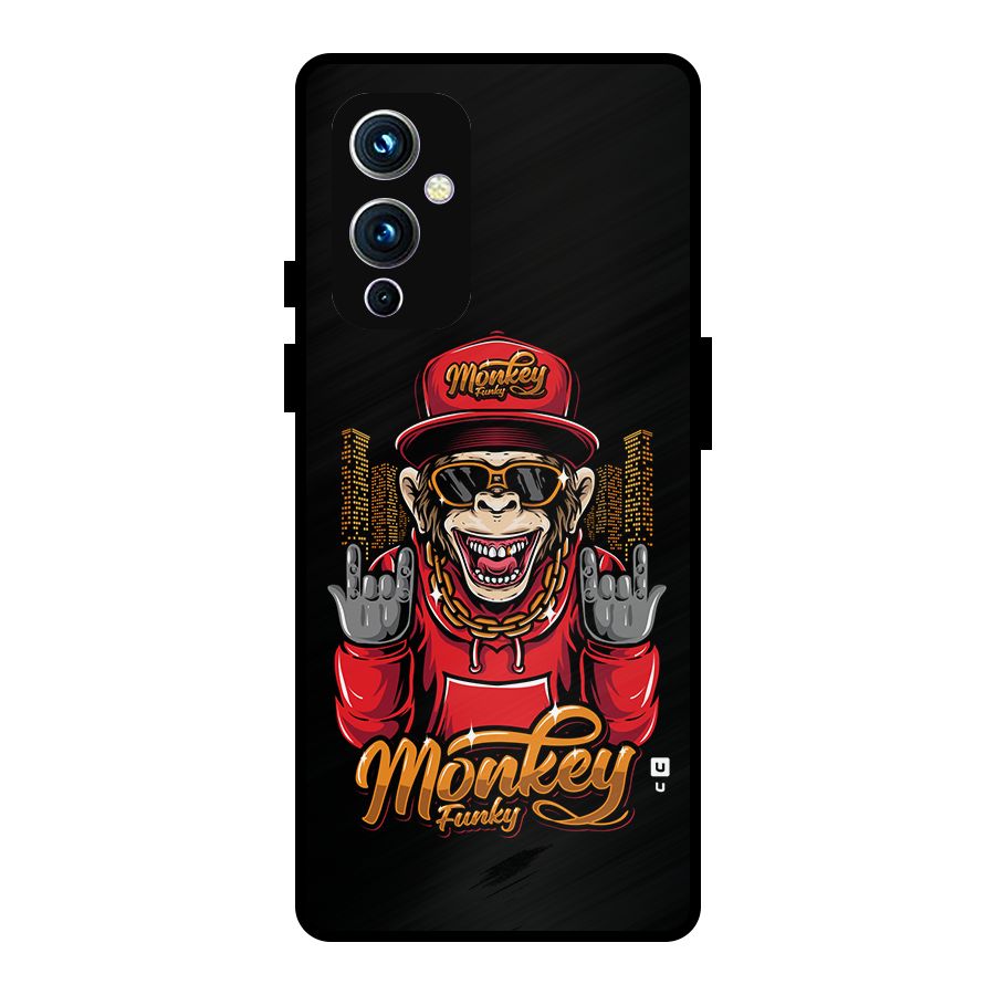 Hunky Funky Monkey Metal Back Case for OnePlus 9