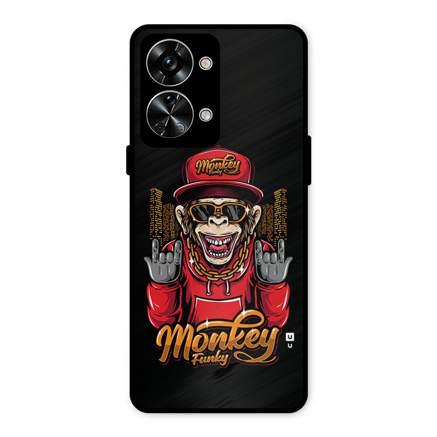 Hunky Funky Monkey Metal Back Case for OnePlus Nord 2T