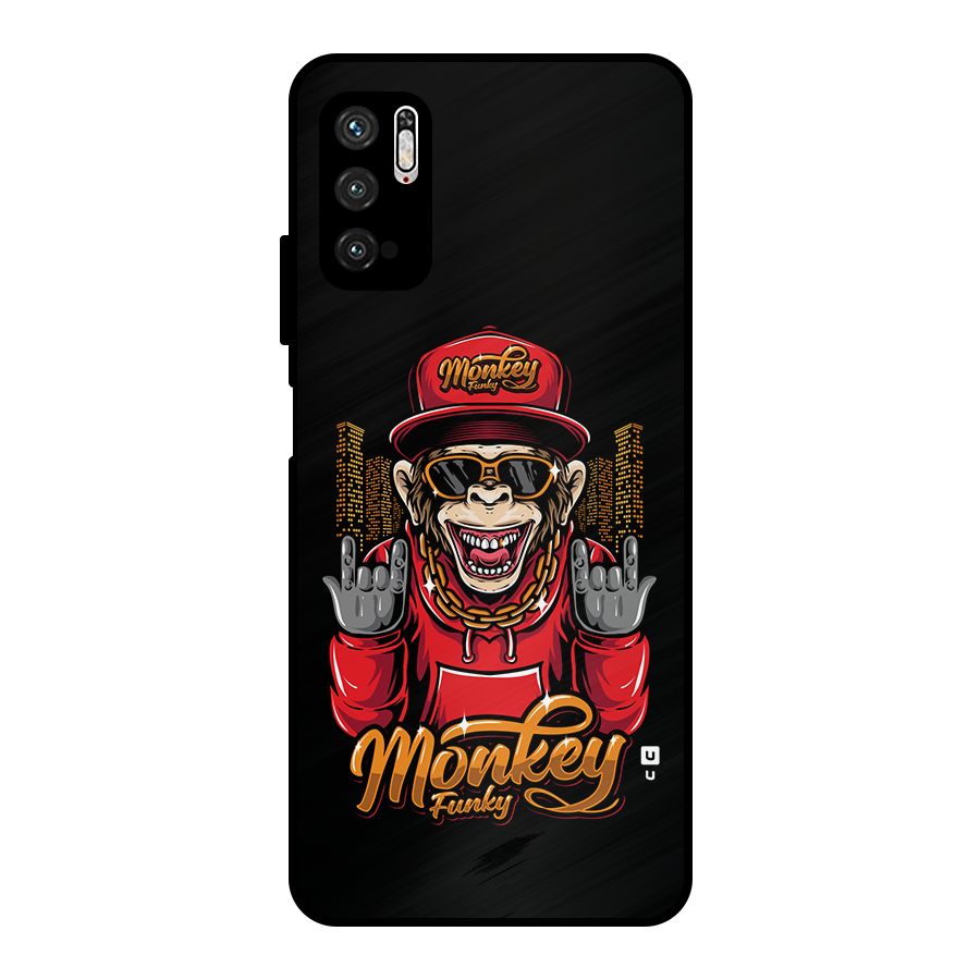 Hunky Funky Monkey Metal Back Case for Poco M3 Pro 5G