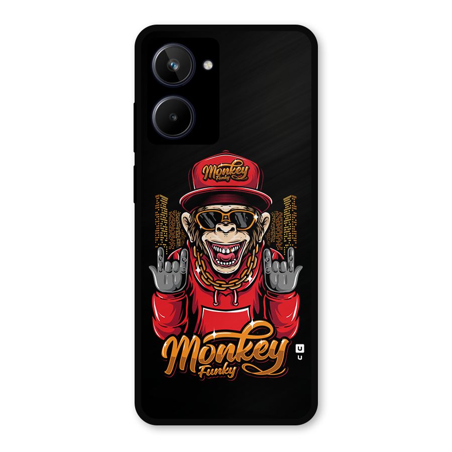 Hunky Funky Monkey Metal Back Case for Realme 10
