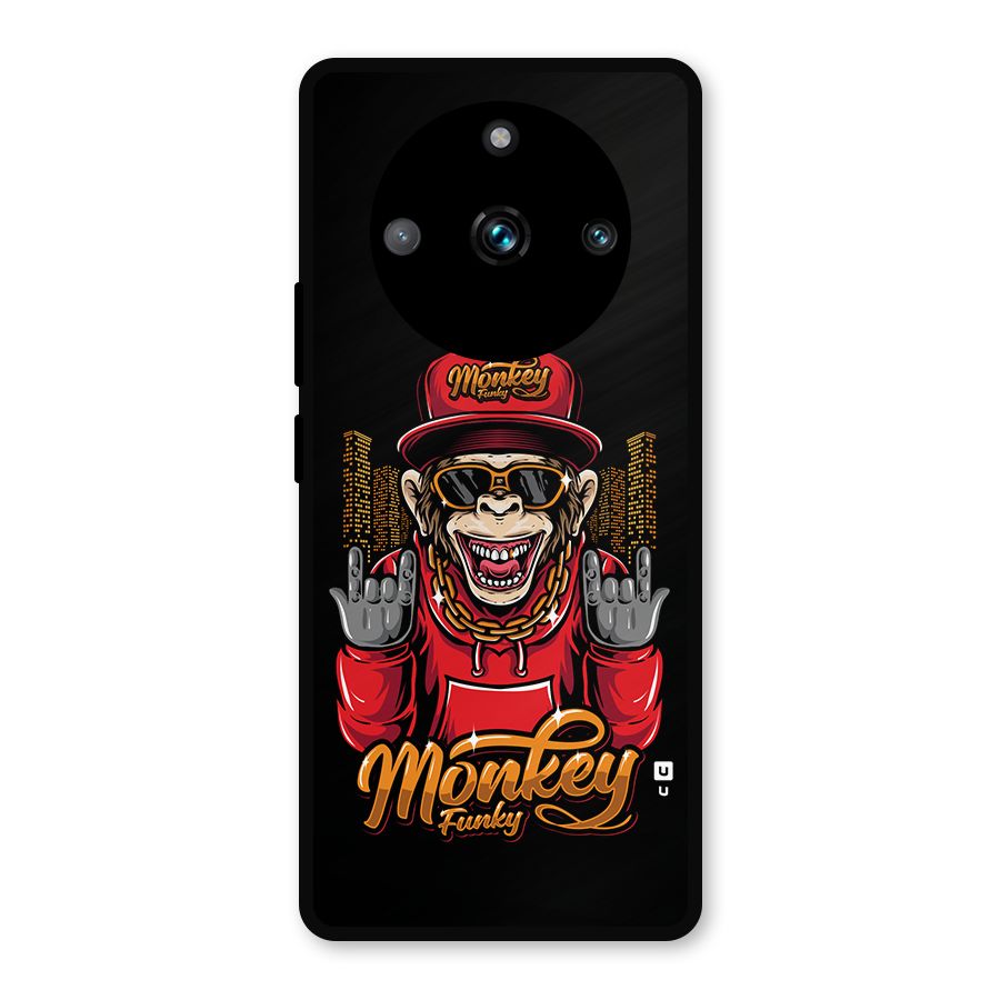Hunky Funky Monkey Metal Back Case for Realme 11 Pro Plus