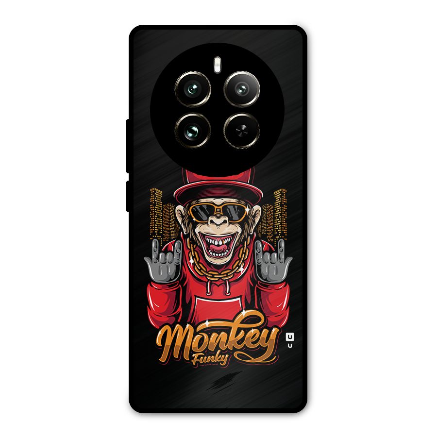 Hunky Funky Monkey Metal Back Case for Realme 12 Pro