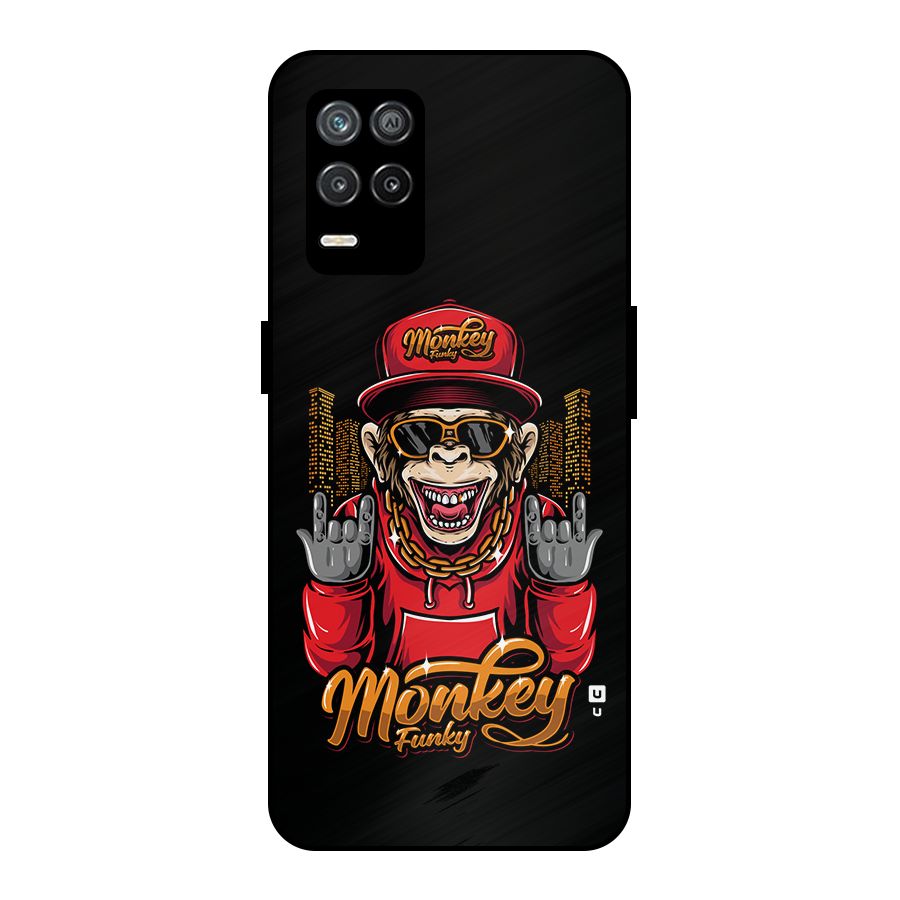 Hunky Funky Monkey Metal Back Case for Realme 8 5G