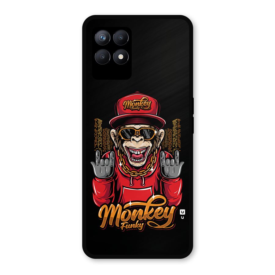 Hunky Funky Monkey Metal Back Case for Realme 8i