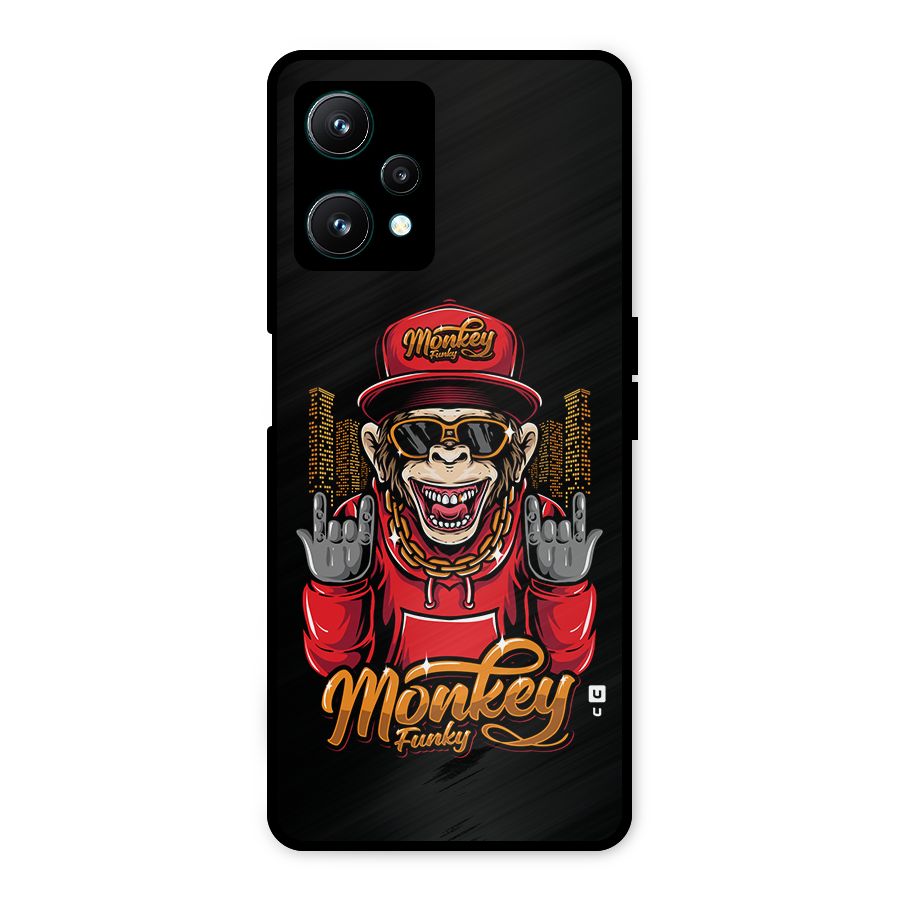 Hunky Funky Monkey Metal Back Case for Realme 9 Pro 5G