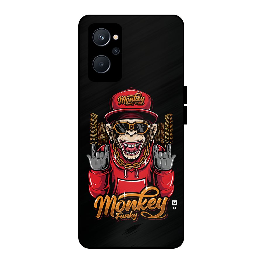 Hunky Funky Monkey Metal Back Case for Realme 9i 5G