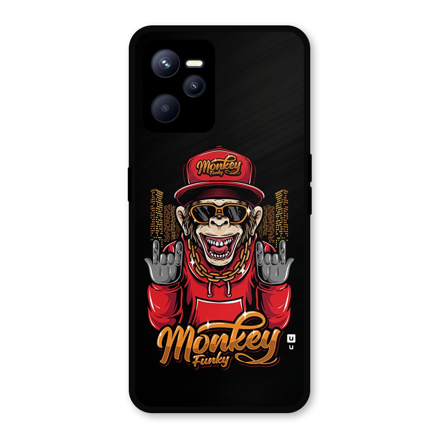 Hunky Funky Monkey Metal Back Case for Realme C35