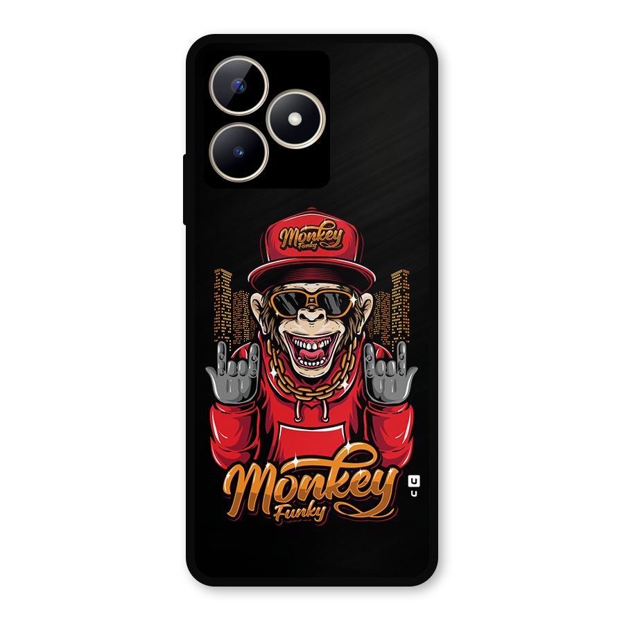 Hunky Funky Monkey Metal Back Case for Realme C53