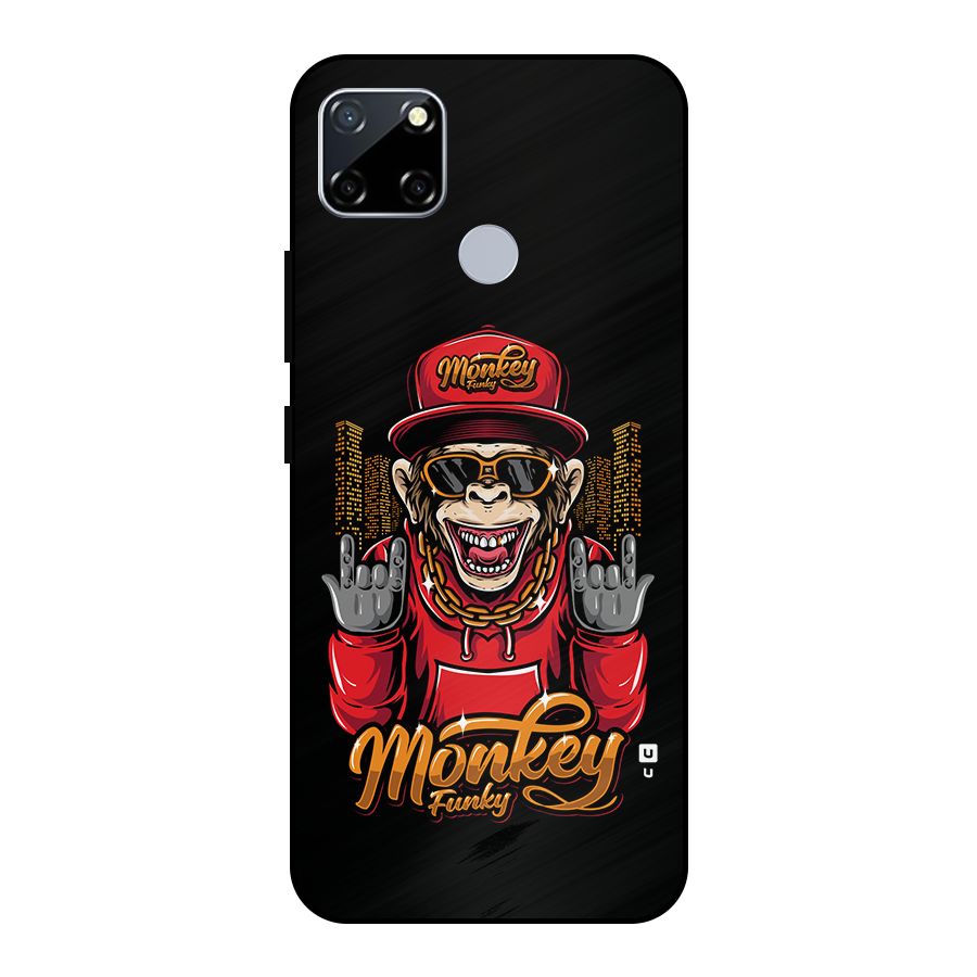 Hunky Funky Monkey Metal Back Case for Realme Narzo 20
