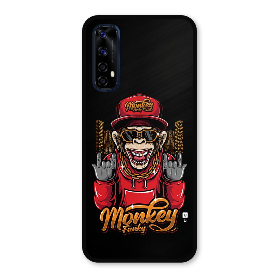Hunky Funky Monkey Metal Back Case for Realme Narzo 20 Pro