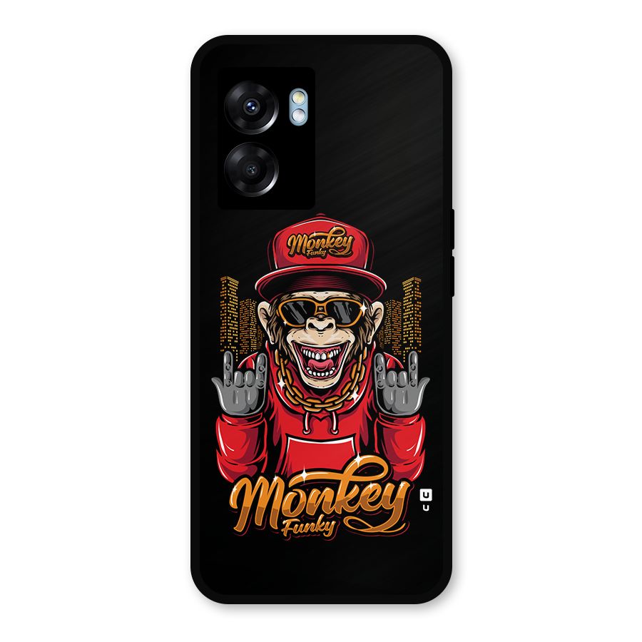 Hunky Funky Monkey Metal Back Case for Realme Narzo 50 5G