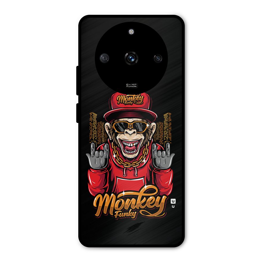 Hunky Funky Monkey Metal Back Case for Realme Narzo 60 5G