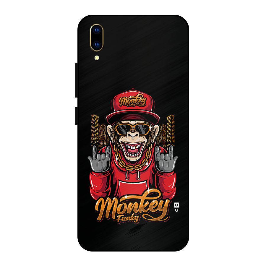 Hunky Funky Monkey Metal Back Case for Vivo V11 Pro