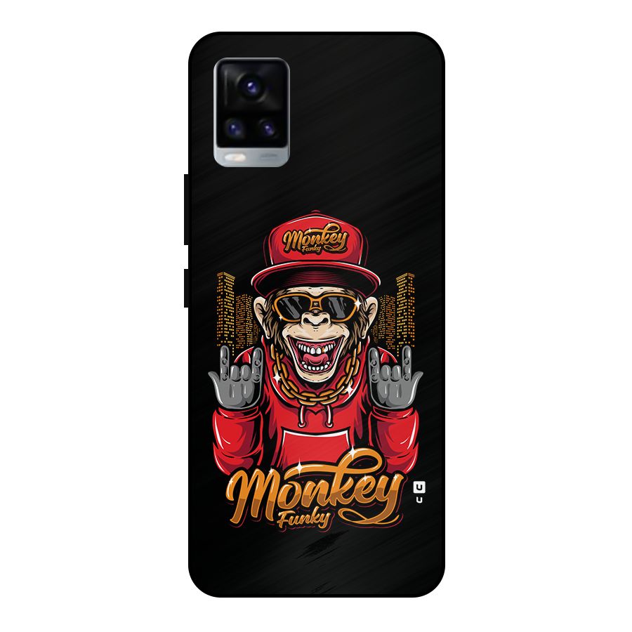 Hunky Funky Monkey Metal Back Case for Vivo V20