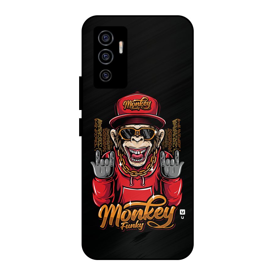 Hunky Funky Monkey Metal Back Case for Vivo V23e