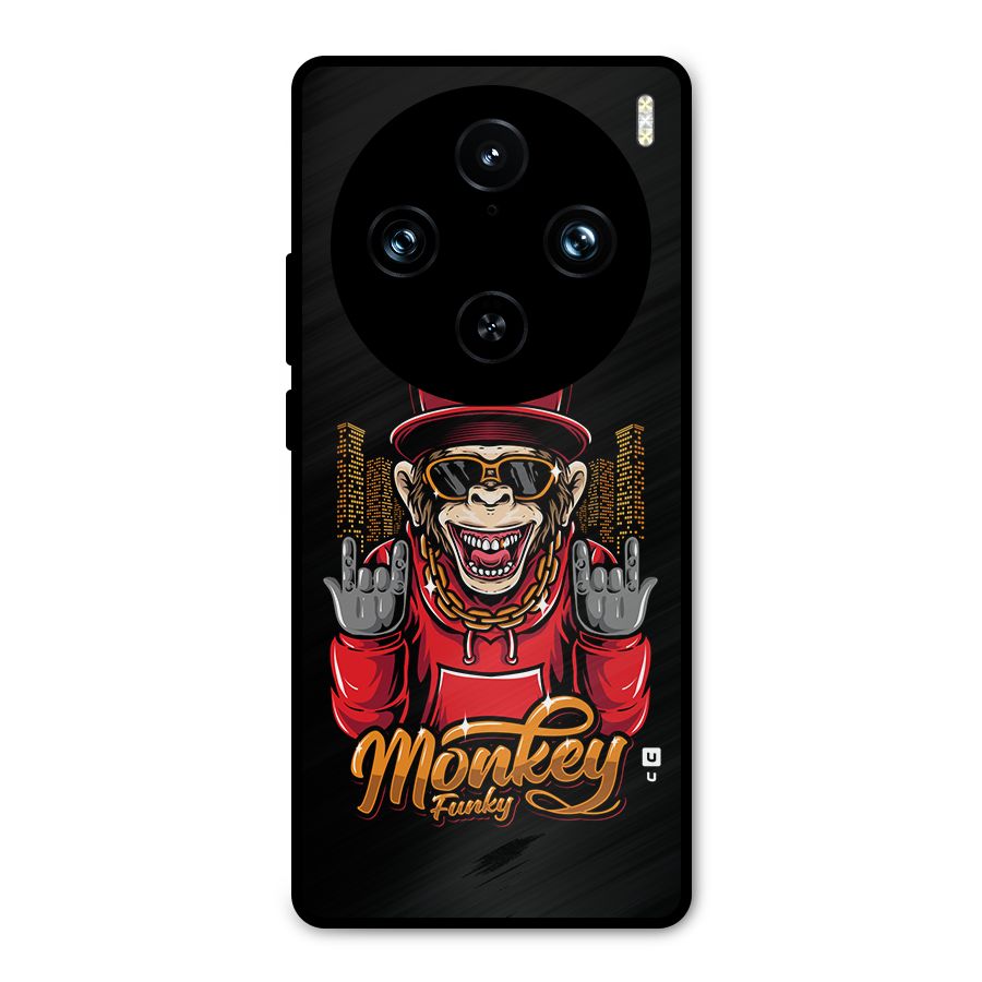 Hunky Funky Monkey Metal Back Case for Vivo X100 Pro