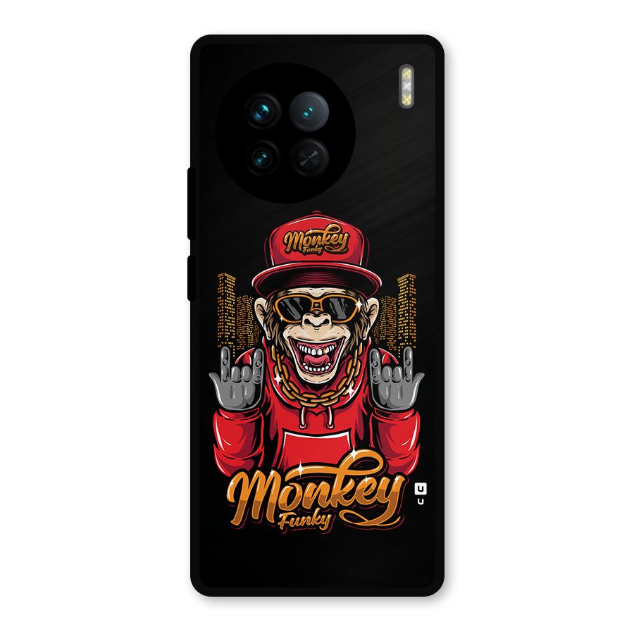 Hunky Funky Monkey Metal Back Case for Vivo X90