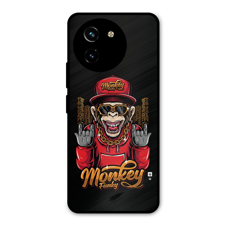 Hunky Funky Monkey Metal Back Case for Vivo Y200i