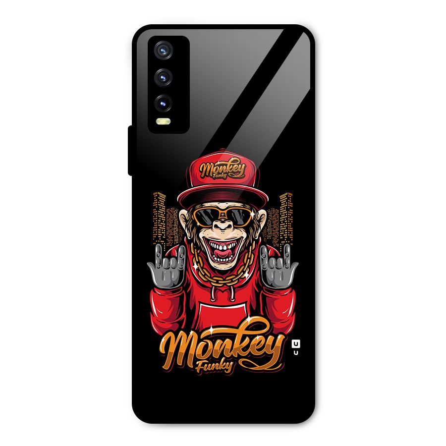 Hunky Funky Monkey Metal Back Case for Vivo Y20g