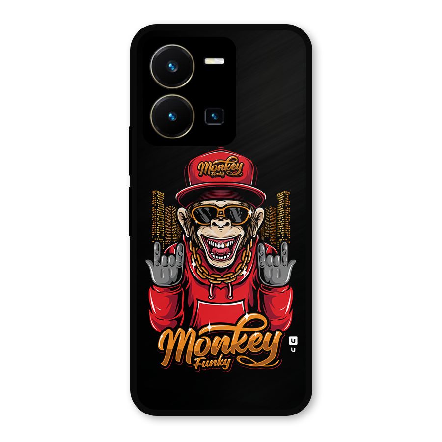 Hunky Funky Monkey Metal Back Case for Vivo Y35