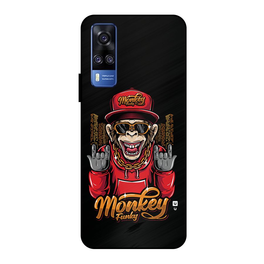 Hunky Funky Monkey Metal Back Case for Vivo Y51