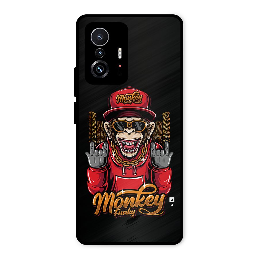 Hunky Funky Monkey Metal Back Case for Xiaomi 11T Pro