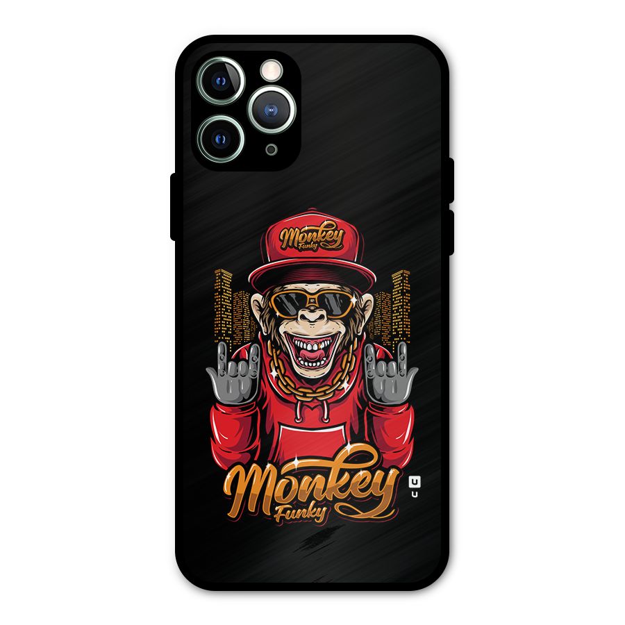 Hunky Funky Monkey Metal Back Case for iPhone 11 Pro Max