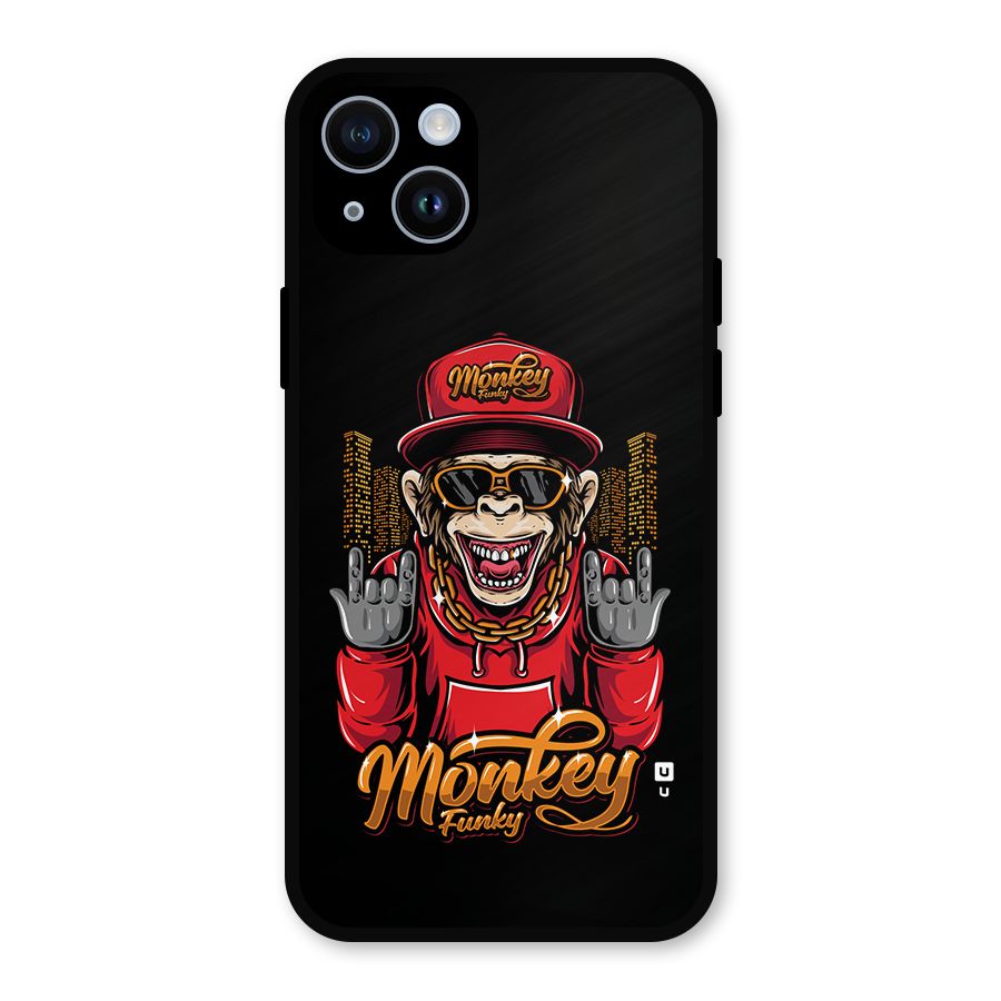 Hunky Funky Monkey Metal Back Case for iPhone 14